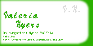 valeria nyers business card